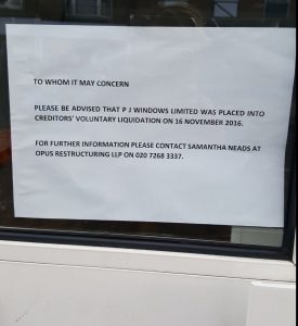 P J Plastics Limited note to say nolonger trading but The Window Wizard Bexleyheath can repair your Windows & Doors