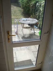 Double glazed door hotsell panel with cat flap