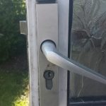Discontinued Aluminium Double glazing door handle Belvedere