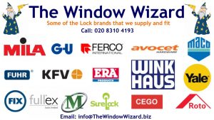 Double Glazing Repairman UPVC Door Lock brand logos Dartford