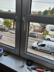 Double glazing upgrades to old white tilt & turn windows